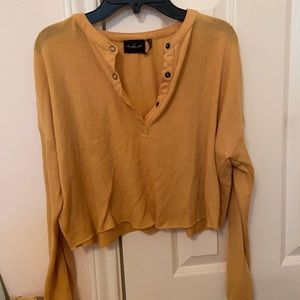 Urban outfitters yellow long-sleeve